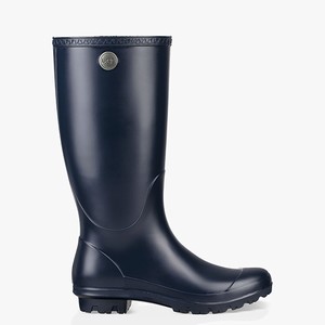 Ugg Shelby Matte Rain Women All-Weather Boots Navy (1748PTCIZ)